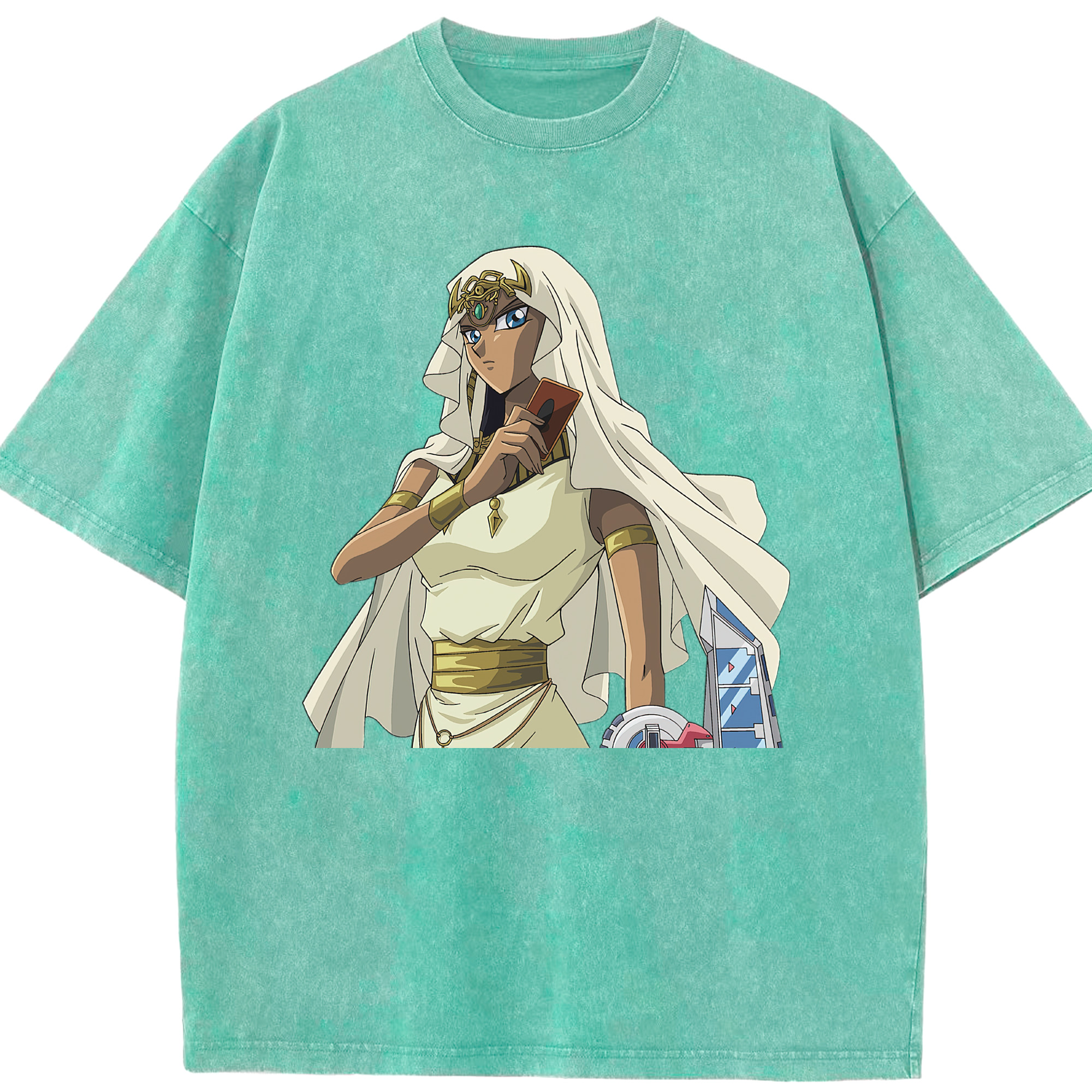 （画像用） 遊☆戯☆王 Yu-Gi-Oh! 綿100% ヴィンテージ風 半袖Tシャツ（フロントプリント）